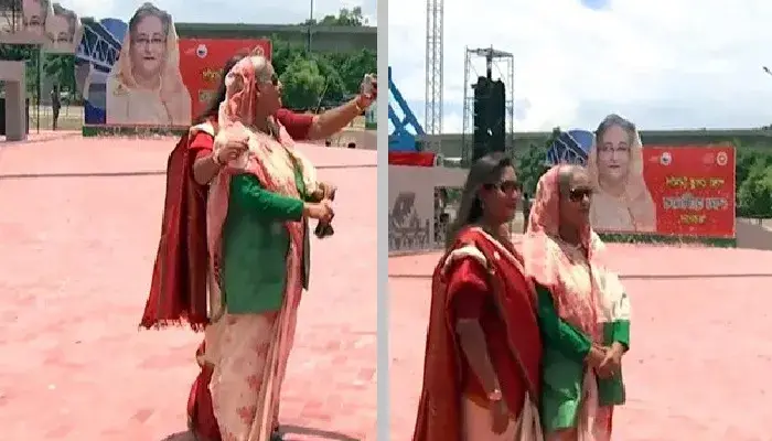 প্রধানমন্ত্রী মাকে নিয়ে সেলফি তুললেন পুতুল প্রধানমন্ত্রী মাকে নিয়ে সেলফি তুললেন পুতুল