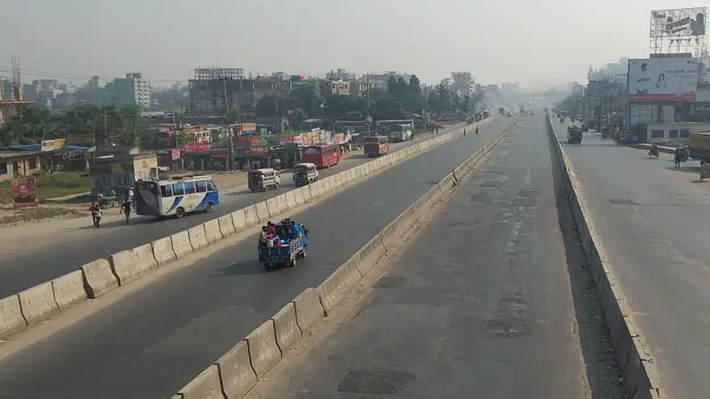 সড়ক ফাঁকা