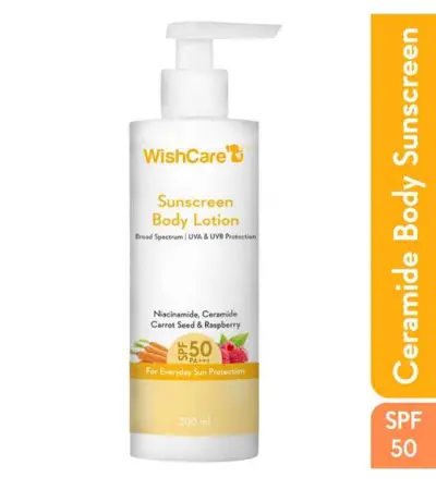 ছবি: উইশকেয়ার SPF50 নিয়াসিনামাইড বডি লোশন