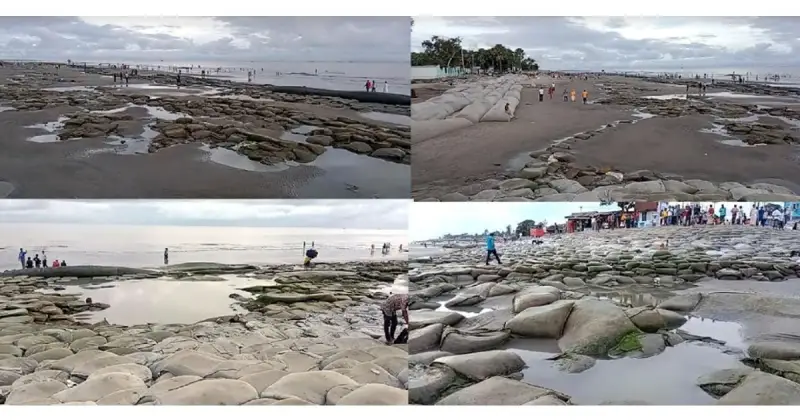 কুয়াকাটা সৈকতের জিরো পয়েন্ট পর্যটকদের জন্য বিপজ্জনক কুয়াকাটা সৈকতের জিরো পয়েন্ট পর্যটকদের জন্য বিপজ্জনক