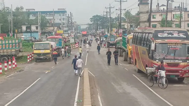 সুনামগঞ্জে অর্ধদিবস হরতাল চলছে