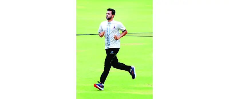 অনুশীলন শুরু সাকিবের অনুশীলন শুরু সাকিবের