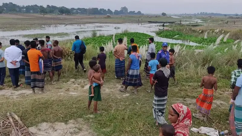 ফরিদপুরে গ্রামবাসীর মধ্যে কুমির আতঙ্ক