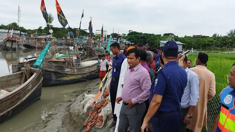 হাতিয়ায় ৫ জেলেকে অর্থদণ্ড, ইলিশ মাছ ও জাল জব্দ