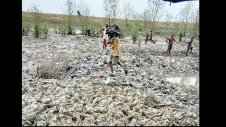 প্যারাবন কেটে ও প্রবাহমান খালে বাঁধ দিয়ে চিংড়ি চাষ