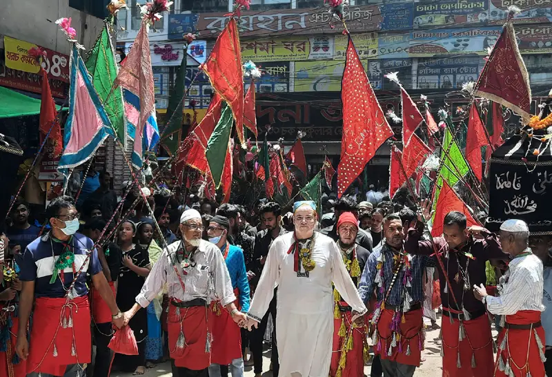 তাজিয়া মিছিলসহ নানা অনুষ্ঠানের আয়োজন তাজিয়া মিছিলসহ নানা অনুষ্ঠানের আয়োজন
