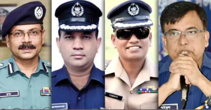 চার মহানগর পেল পুলিশের নতুন কমিশনার চার মহানগর পেল পুলিশের নতুন কমিশনার