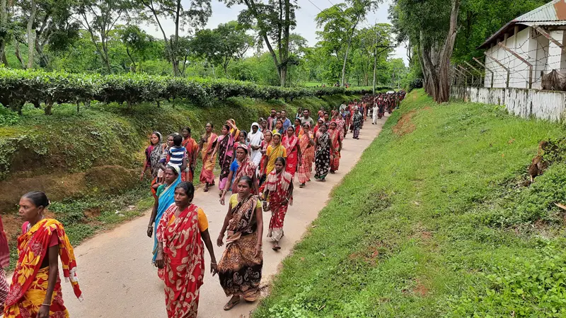 দাবি না মানলে অবরোধের ঘোষণা চা শ্রমিকদের 