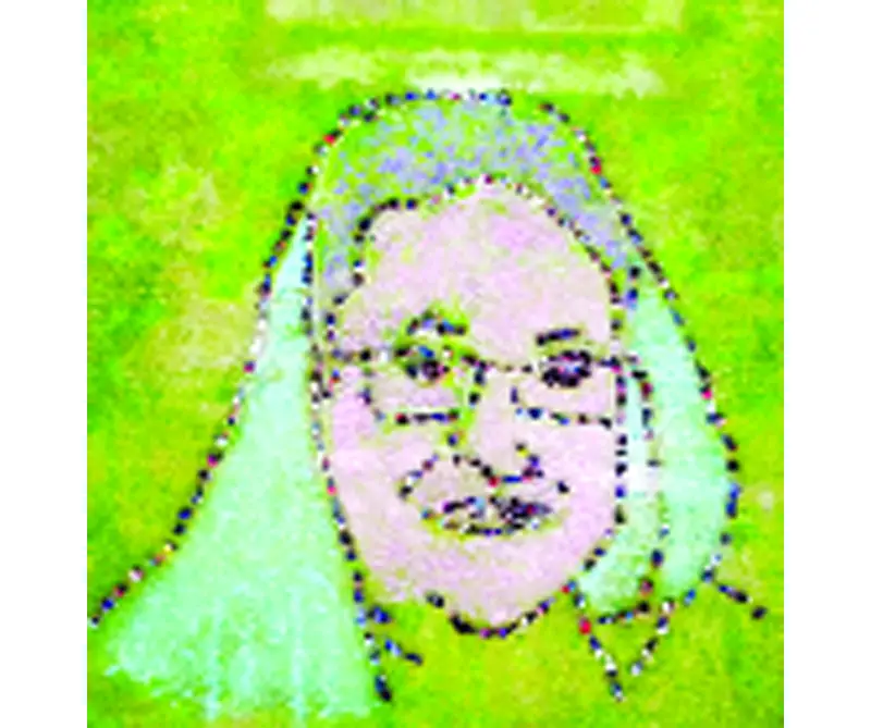 সবুজ মাঠে প্রধানমন্ত্রীর প্রতিকৃতি