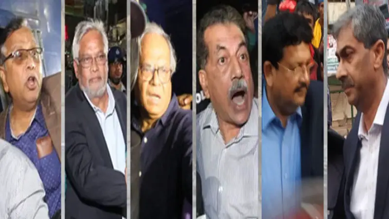 বিএনপির ছয় সিনিয়র নেতাসহ শতাধিক আটক