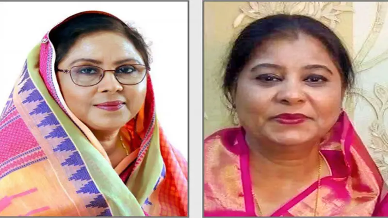 মহিলা আ.লীগের সভাপতি চুমকি ও সাধারণ সম্পাদক শিলা মহিলা আ.লীগের সভাপতি চুমকি ও সাধারণ সম্পাদক শিলা