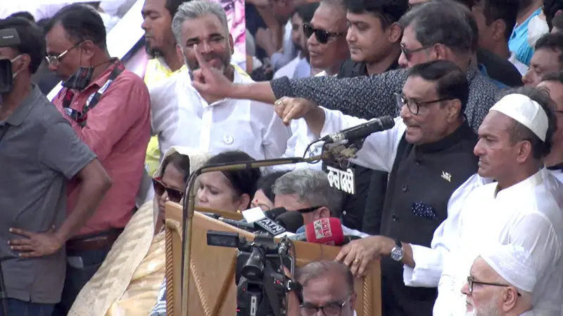 বিএনপি আবারও ধরা খাবে: ওবায়দুল কাদের বিএনপি আবারও ধরা খাবে: ওবায়দুল কাদের