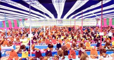 খাগড়াছড়িতে পিন্ড দান অনুষ্ঠানে  ভক্তের ঢল