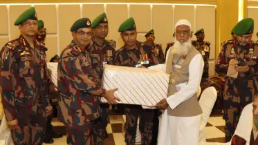 বর্ডার গার্ড বাংলাদেশ দিবস উপলক্ষ্যে বীর মুক্তিযোদ্ধাদের সংবর্ধনা