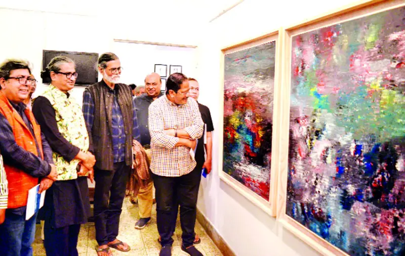 প্রাণছন্দে উদ্দীপ্ত সাইফুদ্দিন আহমেদের ক্যানভাস প্রাণছন্দে উদ্দীপ্ত সাইফুদ্দিন আহমেদের ক্যানভাস