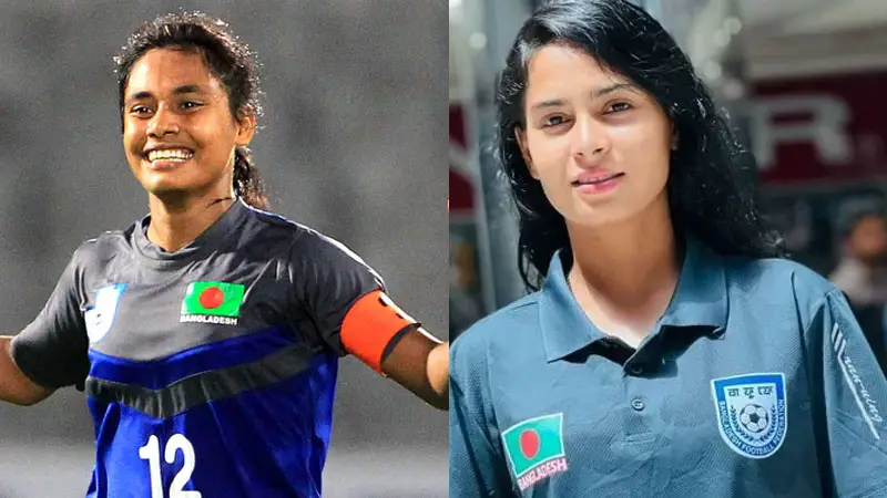 কৃষ্ণা-শামসুন্নাহার ও সানজিদাকে ক্ষতিপূরণ দিল বাফুফে কৃষ্ণা-শামসুন্নাহার ও সানজিদাকে ক্ষতিপূরণ দিল বাফুফে