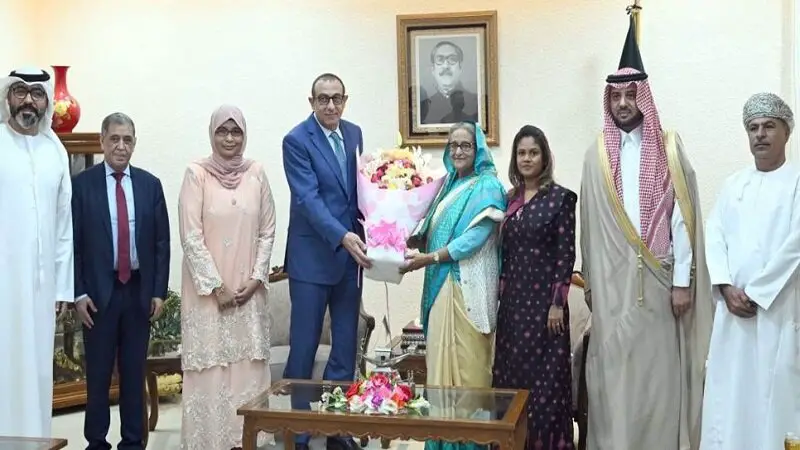 প্রধানমন্ত্রীর সঙ্গে ৭ দেশের রাষ্ট্রদূতে সাক্ষাৎ প্রধানমন্ত্রীর সঙ্গে ৭ দেশের রাষ্ট্রদূতে সাক্ষাৎ