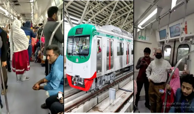 মেট্রোরেল যাত্রার এক মাস: এখনো কাটেনি যাত্রীদের উৎসাহ-উদ্দীপনা মেট্রোরেল যাত্রার এক মাস: এখনো কাটেনি যাত্রীদের উৎসাহ-উদ্দীপনা