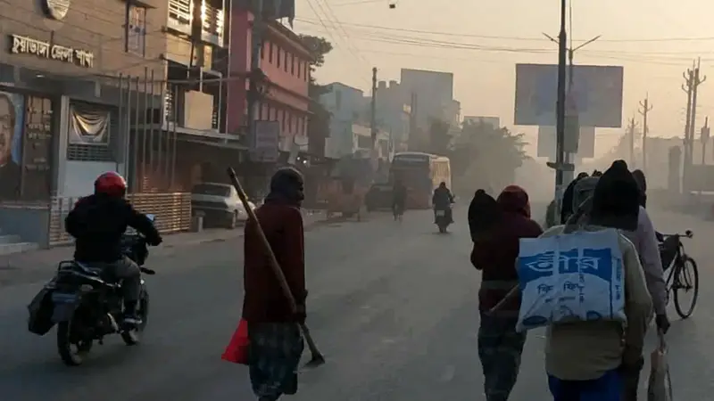 মৃদু শৈত্যপ্রবাহের কবলে চুয়াডাঙ্গা, সর্বনিম্ন তাপমাত্রা ৮ ডিগ্রি