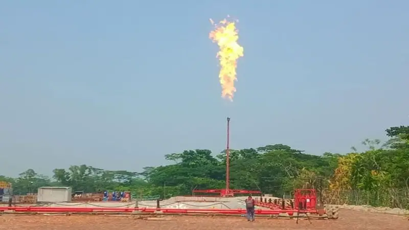 ইলিশা-১ কূপের তৃতীয় স্তরেও গ্যাসের সন্ধান ইলিশা-১ কূপের তৃতীয় স্তরেও গ্যাসের সন্ধান