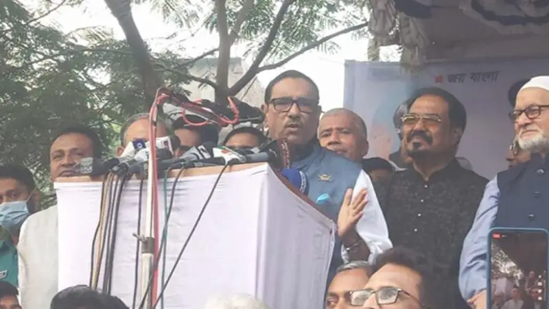 বিএনপি ঘোমটা পরে রাজনীতি করছে, নরম হচ্ছে কর্মসূচি বিএনপি ঘোমটা পরে রাজনীতি করছে, নরম হচ্ছে কর্মসূচি