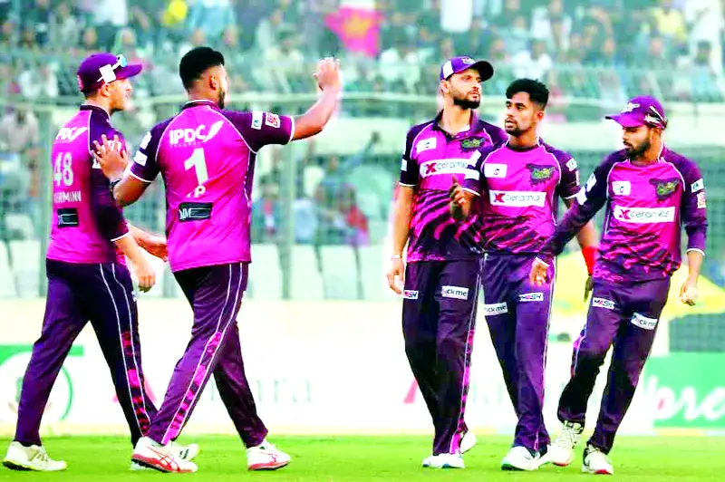 ব্যাটিং বিপর্যয়ে হারল মাশরাফির সিলেট ব্যাটিং বিপর্যয়ে হারল মাশরাফির সিলেট