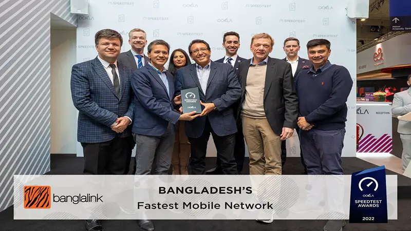 টানা ৬ষ্ঠবার বাংলালিংকের ওকলা স্পিডটেস্ট অ্যাওয়ার্ড অর্জন টানা ৬ষ্ঠবার বাংলালিংকের ওকলা স্পিডটেস্ট অ্যাওয়ার্ড অর্জন