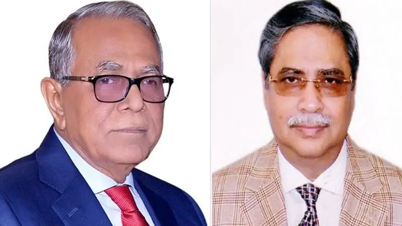 নতুন রাষ্ট্রপতি সাহাবুদ্দিনকে আবদুল হামিদের অভিনন্দন