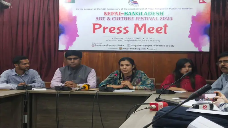 বাংলাদেশ-নেপাল সম্পর্কের ৫০ বছরে ঢাকায় শিল্প-সংস্কৃতি উৎসব বাংলাদেশ-নেপাল সম্পর্কের ৫০ বছরে ঢাকায় শিল্প-সংস্কৃতি উৎসব
