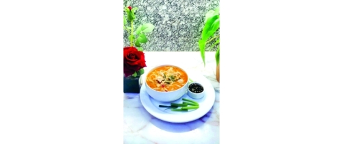 বাঁধা কপি-নুডলস স্যুপ