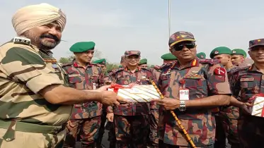 রামগড় সীমান্ত পরিদর্শনে বিজিবির ডিজি