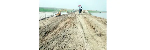 সুনামগঞ্জে ফসল রক্ষাবাঁধ ৭৫ ভাগ কাজও হয়নি