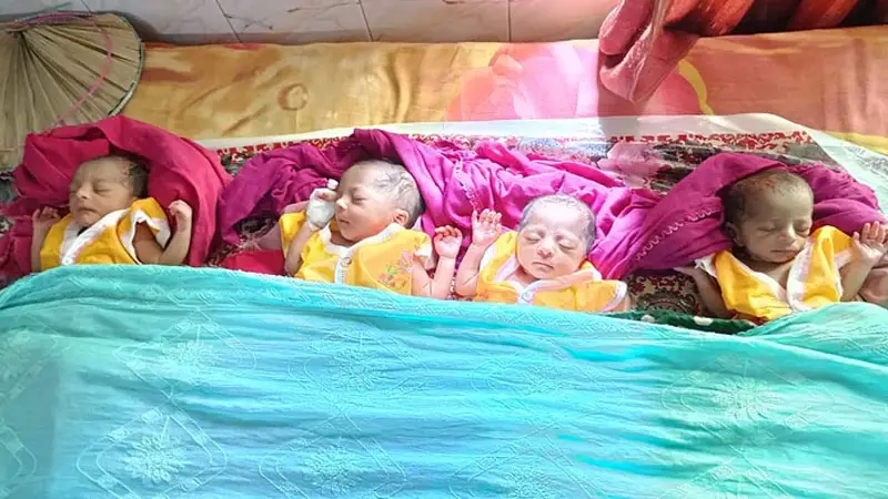 চার নবজাতকের নাম দোয়েল, কোয়েল, ময়না ও টিয়া রাখলেন ডিসি চার নবজাতকের নাম দোয়েল, কোয়েল, ময়না ও টিয়া রাখলেন ডিসি