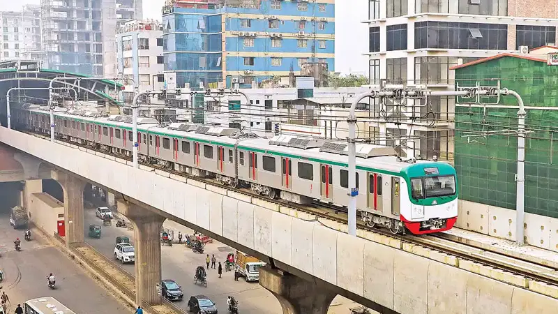 মেট্রোরেল থেকে আয় ২ কোটি ৪৬ লাখ টাকা মেট্রোরেল থেকে আয় ২ কোটি ৪৬ লাখ টাকা