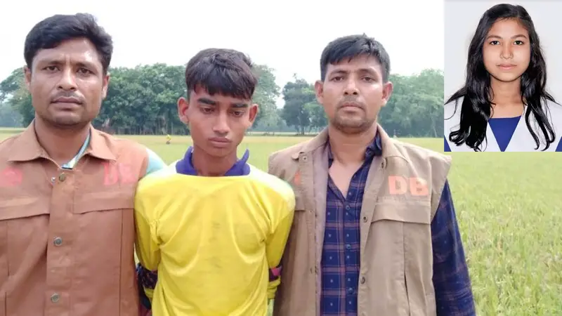 স্কুলছাত্রীকে কুপিয়ে হত্যা, বখাটে কাওছার গ্রেপ্তার স্কুলছাত্রীকে কুপিয়ে হত্যা, বখাটে কাওছার গ্রেপ্তার