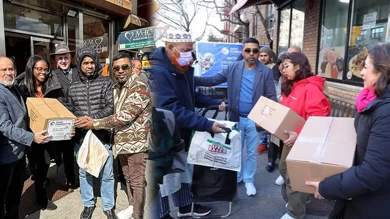 জ্যাকসন হাইটস ও জ্যামাইকায় শাহ্ ফাউন্ডেশনের রমজানের খাদ্য সামগ্রী বিতরণ জ্যাকসন হাইটস ও জ্যামাইকায় শাহ্ ফাউন্ডেশনের রমজানের খাদ্য সামগ্রী বিতরণ