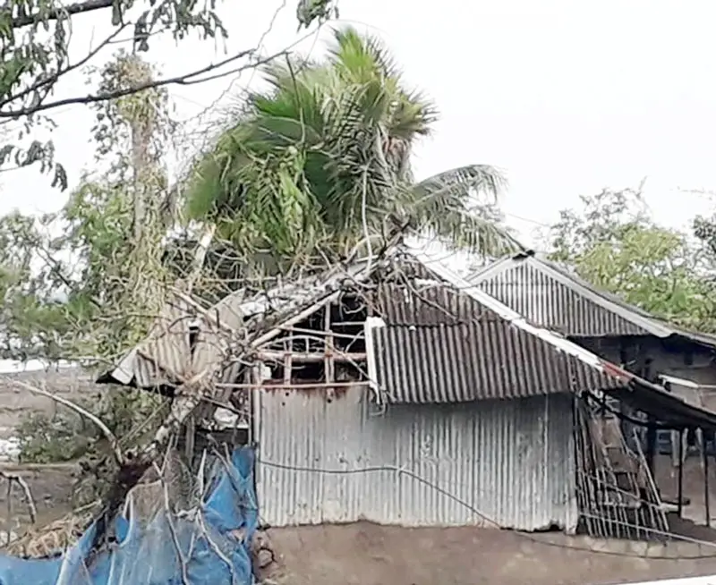কালবৈশাখী ঝড়ে সাতক্ষীরায় শতাধিক বাড়ি বিধ্বস্ত কালবৈশাখী ঝড়ে সাতক্ষীরায় শতাধিক বাড়ি বিধ্বস্ত
