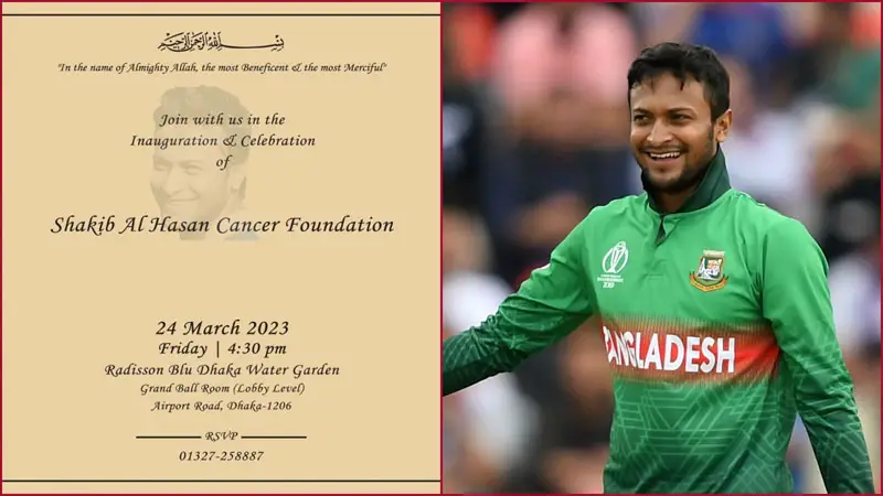 ক্যান্সারে আক্রান্তদের জন্য সাকিবের অনন্য উদ্যোগ ক্যান্সারে আক্রান্তদের জন্য সাকিবের অনন্য উদ্যোগ