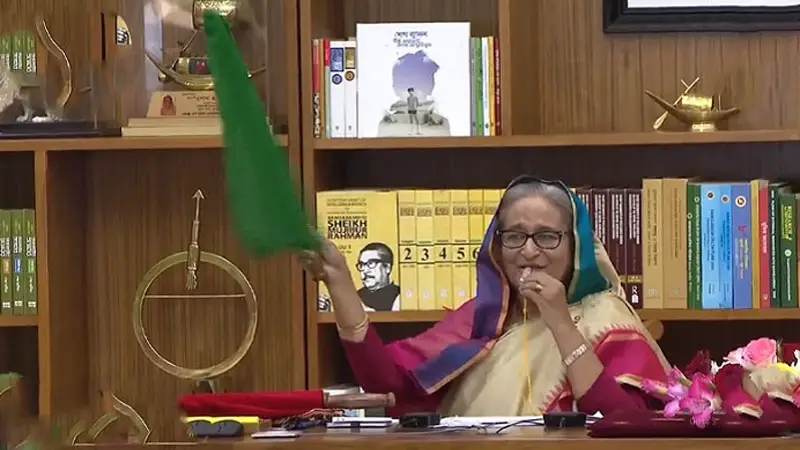 তিন রেলপথ উদ্বোধন করলেন প্রধানমন্ত্রী তিন রেলপথ উদ্বোধন করলেন প্রধানমন্ত্রী
