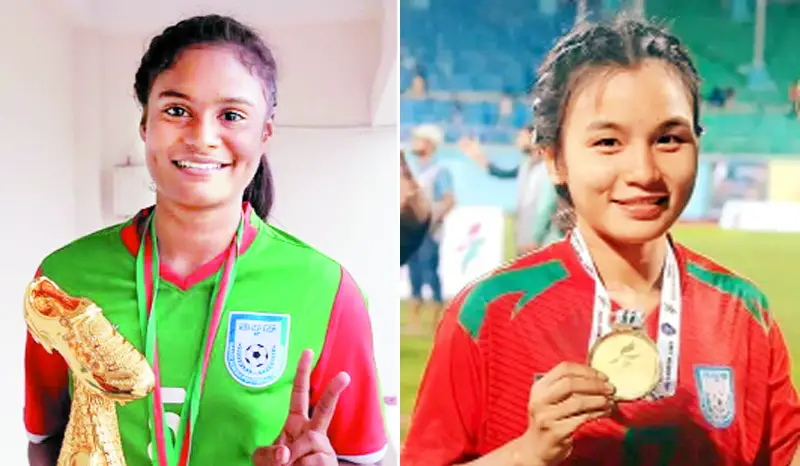পাস করেছেন ক্যাম্পের চার নারী ফুটবলার পাস করেছেন ক্যাম্পের চার নারী ফুটবলার
