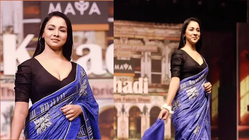 ‘খাদি ফ্যাশন উইক’-এ চমক দেখালেন রুনা খান ‘খাদি ফ্যাশন উইক’-এ চমক দেখালেন রুনা খান