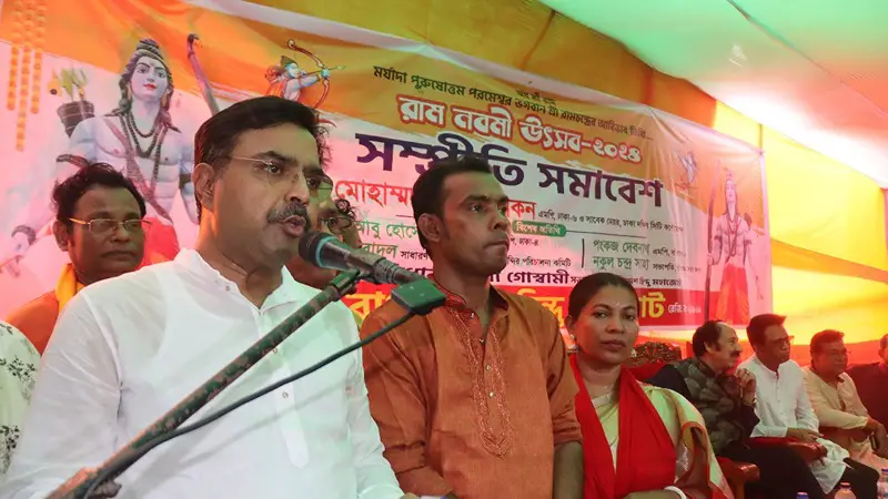 প্রধানমন্ত্রী শেখ হাসিনা সব ধর্মের স্বাধীনতা নিশ্চিত করেছেন: সাঈদ খোকন প্রধানমন্ত্রী শেখ হাসিনা সব ধর্মের স্বাধীনতা নিশ্চিত করেছেন: সাঈদ খোকন
