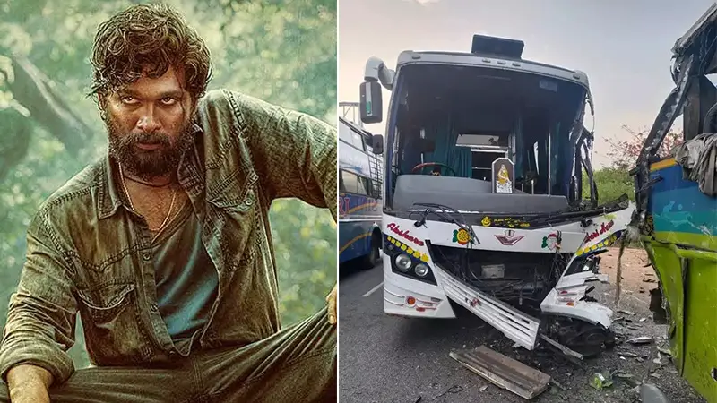 দুর্ঘটনার কবলে ‘পুষ্পা টু’র টিম দুর্ঘটনার কবলে ‘পুষ্পা টু’র টিম