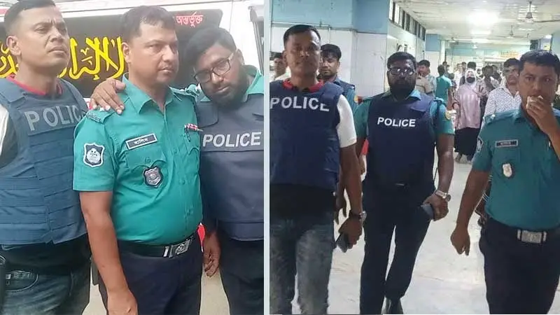 রাজধানীতে হামলায় ওসিসহ পুলিশের ৩ কর্মকর্তা আহত রাজধানীতে হামলায় ওসিসহ পুলিশের ৩ কর্মকর্তা আহত