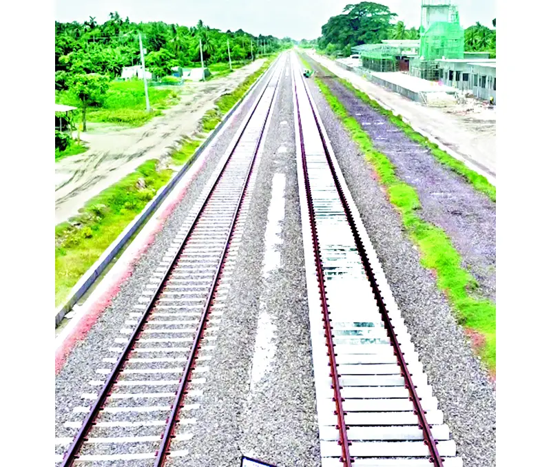 যশোর-ঢাকা রেলপথ নির্মাণ শেষ পর্যায়ে যশোর-ঢাকা রেলপথ নির্মাণ শেষ পর্যায়ে