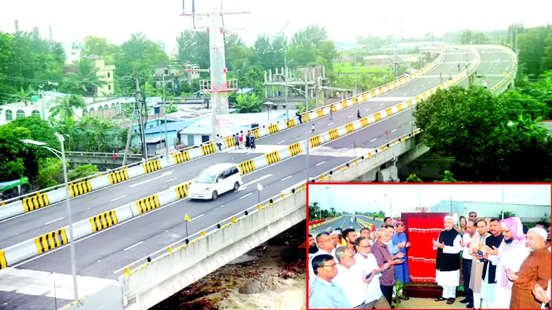 খুলে দেওয়া হলো চট্টগ্রাম সিটি আউটার রিং রোডের উড়াল সড়ক