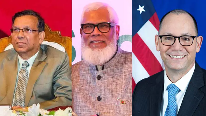 প্রধানমন্ত্রীর বিনিয়োগ উপদেষ্টা ও আইনমন্ত্রীর সঙ্গে যুক্তরাষ্ট্রের রাষ্ট্রদূতের বৈঠক প্রধানমন্ত্রীর বিনিয়োগ উপদেষ্টা ও আইনমন্ত্রীর সঙ্গে যুক্তরাষ্ট্রের রাষ্ট্রদূতের বৈঠক