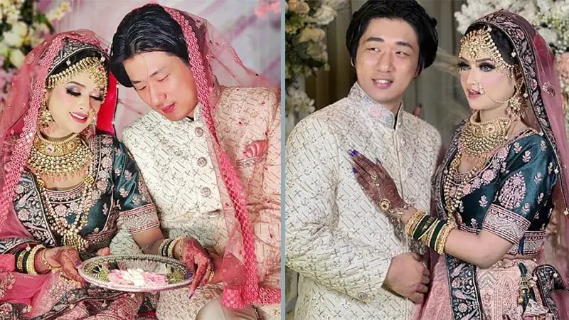 এবার কোরিয়ান যুবককে বিয়ে করলেন বাংলাদেশি মডেল এবার কোরিয়ান যুবককে বিয়ে করলেন বাংলাদেশি মডেল