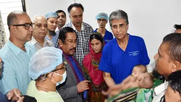 আলাদা হলো বুক-পেট জোড়া লাগা দুই শিশু