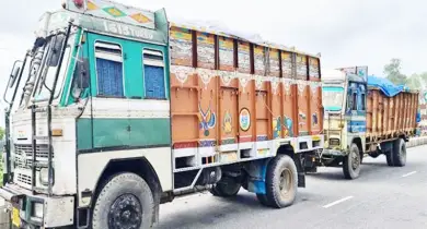 আখাউড়া স্থলবন্দর দিয়ে ১৯৫ টন পাথর আমদানি